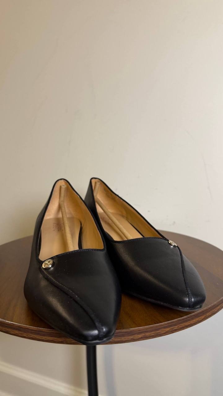 Naturalizer Black Synthetic Low Heel Pumps 10M NIB $110
