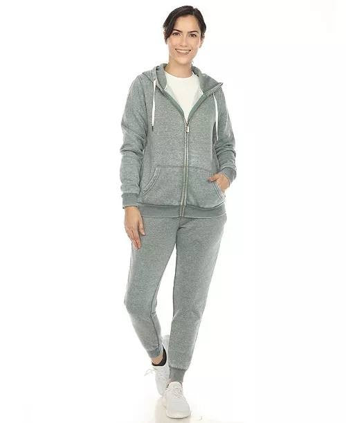 White Mark Women’s Burnout Jogger Set – Size 1XL – NWT