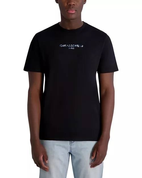 Karl Lagerfeld Paris Men’s Camo Logo Tee M $69 NWT