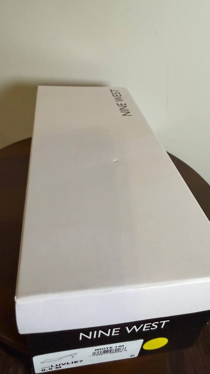 Nine West Women’s Satin Pumps 11M White Textile – New in Box MSRP $85