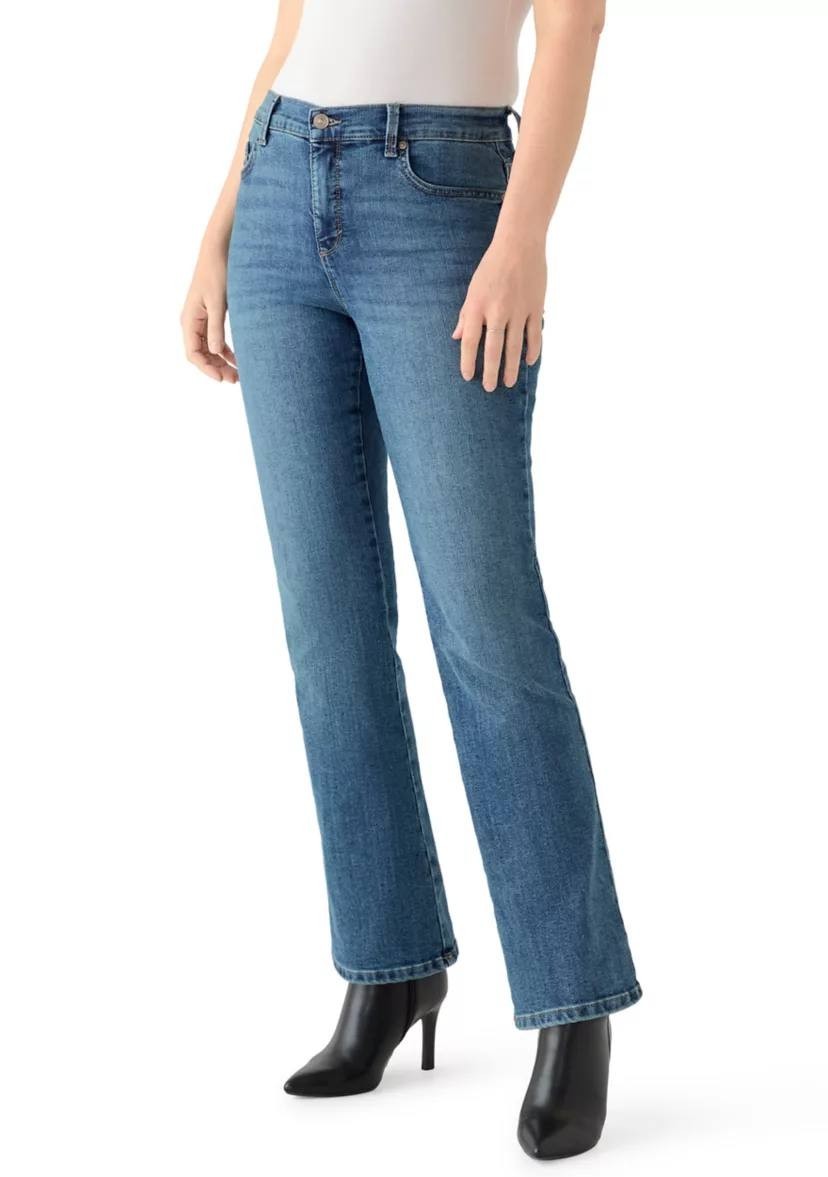 Gloria Vanderbilt Amanda Original Boot Cut Jeans Medium Wash 4 NWOT $52