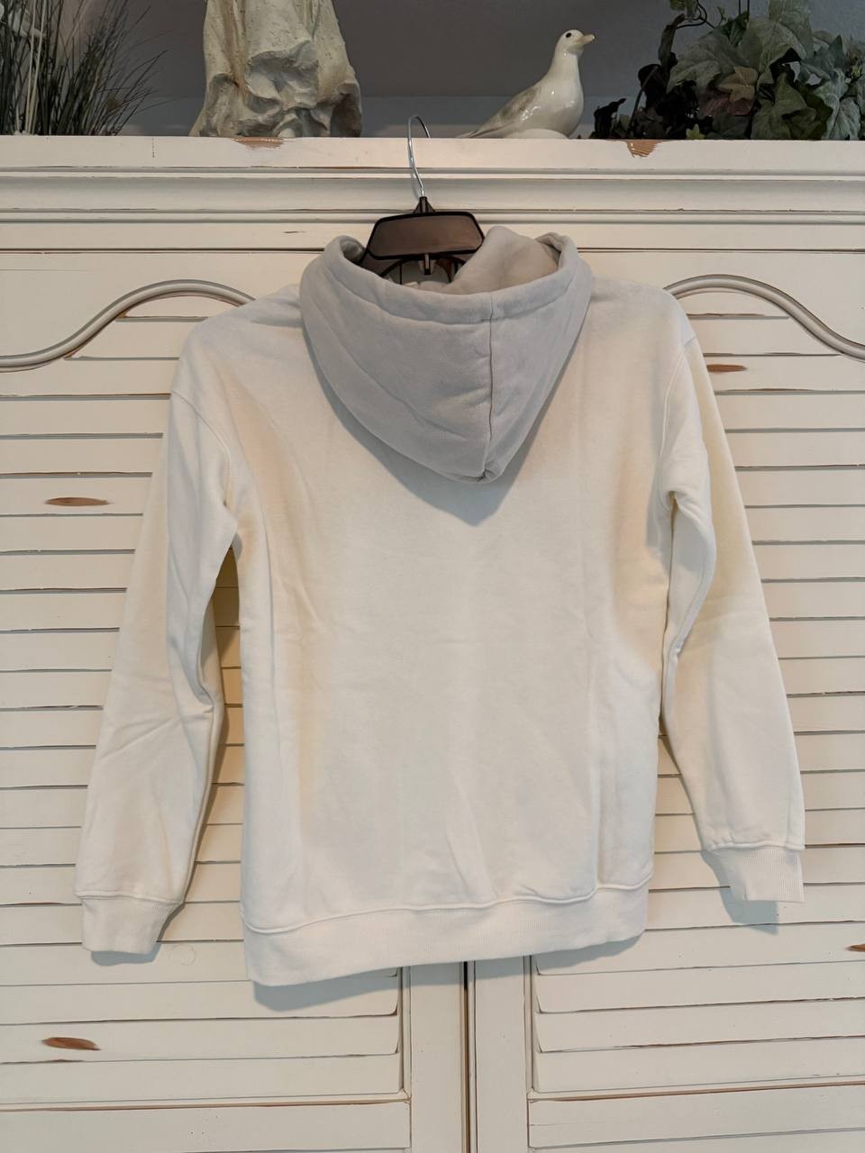 Ultra Flirt Lake Tahoe Pullover Hoodie Sweatshirt Juniors, Beige Gardenia S