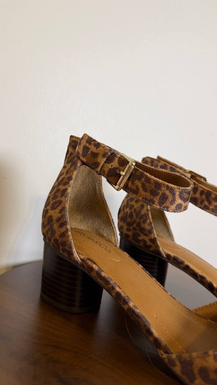 Style&Co Wild Leopard Fabric Dress Pumps 8M NIB MSRP $69.90