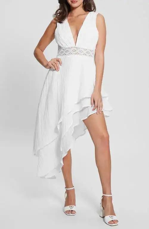 GUESS Danny Asymmetric Hem Dress – Size M – NWT – $198