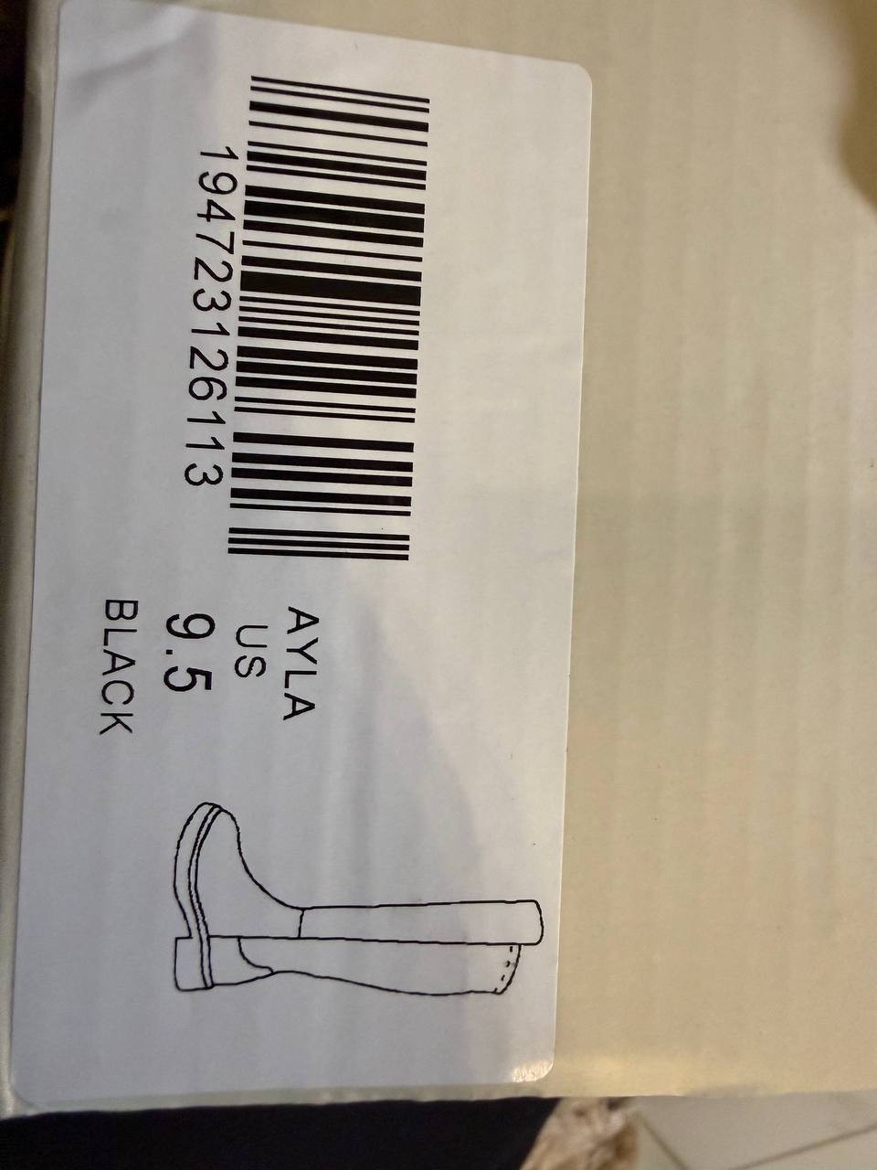 Ayla Black Wedge Boots – Size 9.5 – Vegan Leather – NIB