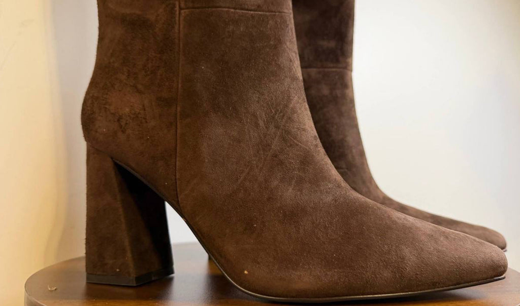 Marc Fisher LTD Yarli Boots 9M Dark Brown Leather Knee‑High  NIB msrp$299