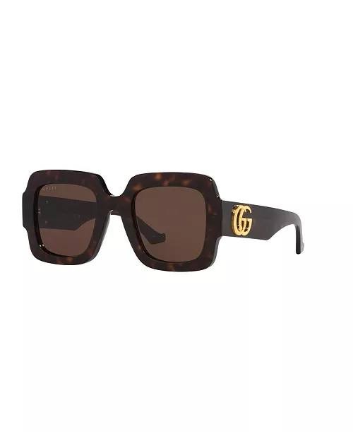 Gucci Rectangle Sunglasses Tortoise OS NWT $430.00
