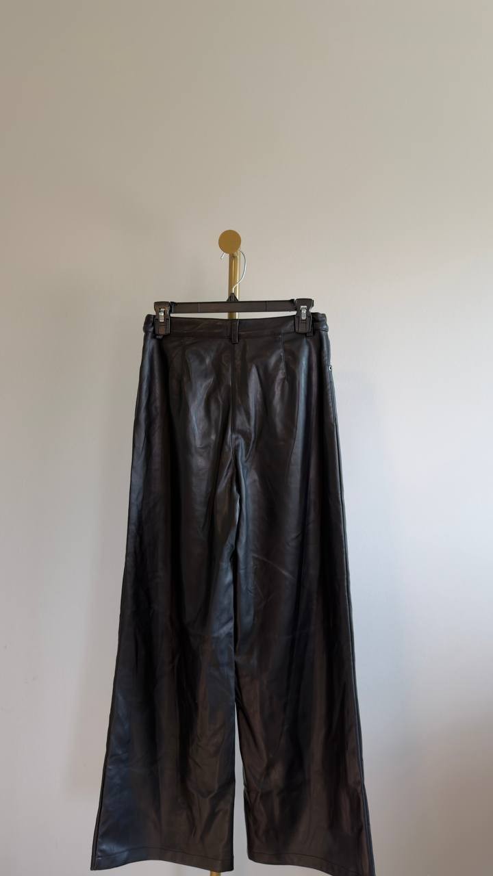 Lucy Paris Adler Faux Leather Pants Black XS NWT $98