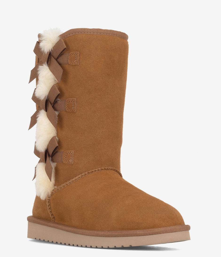 Koolaburra by UGG Boots Size10 Chestnut Suede Pull‑On Warm  Winter NWOB msrp$110