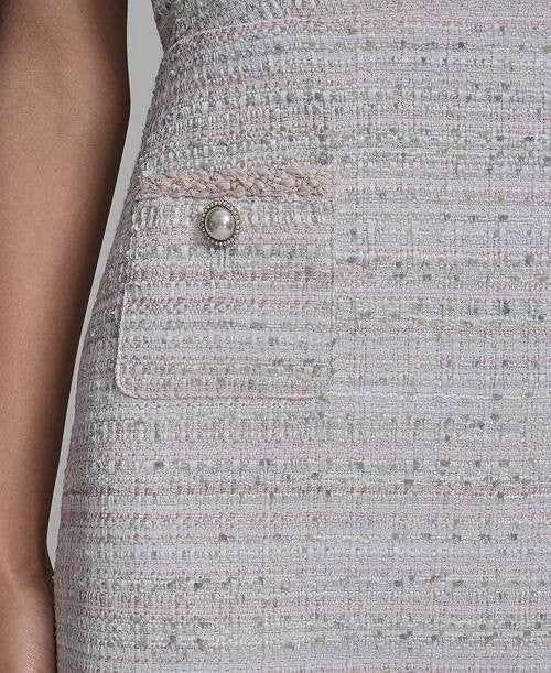 Karl  Lagerfeld  Paris  Women’s    Dress  Soft  White  Multi  8  NWOT  $179  