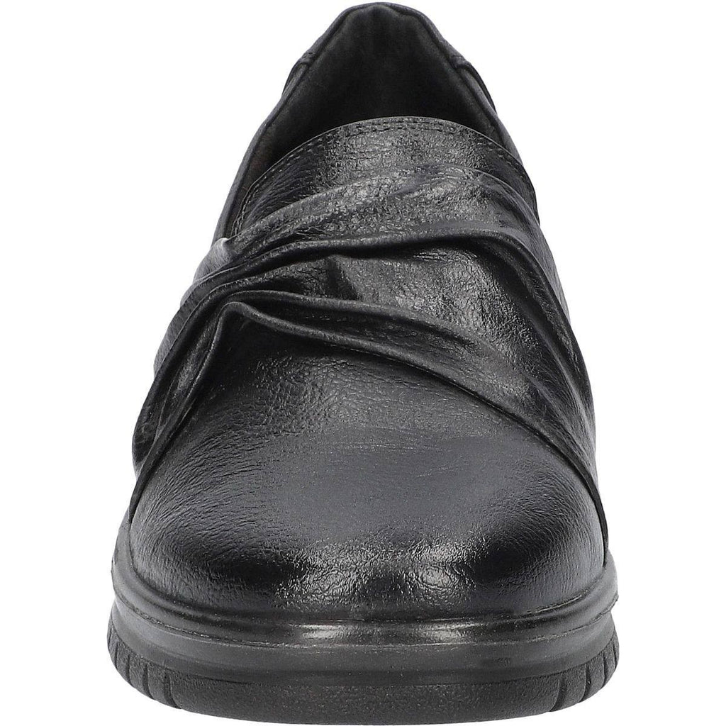 Easy Street Faith Slip‑On Wedge Shoes Black Women’s 9M Comfort Wave NWB $64.99