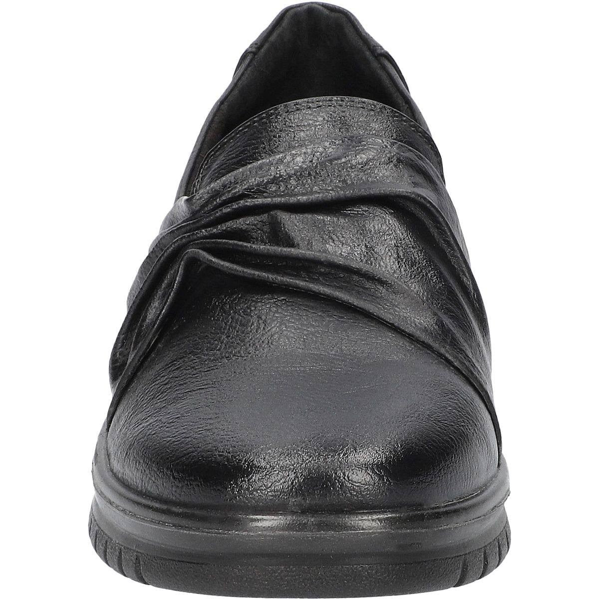 Easy Street Faith Slip‑On Wedge Shoes Black Women’s 9M Comfort Wave NWB $64.99