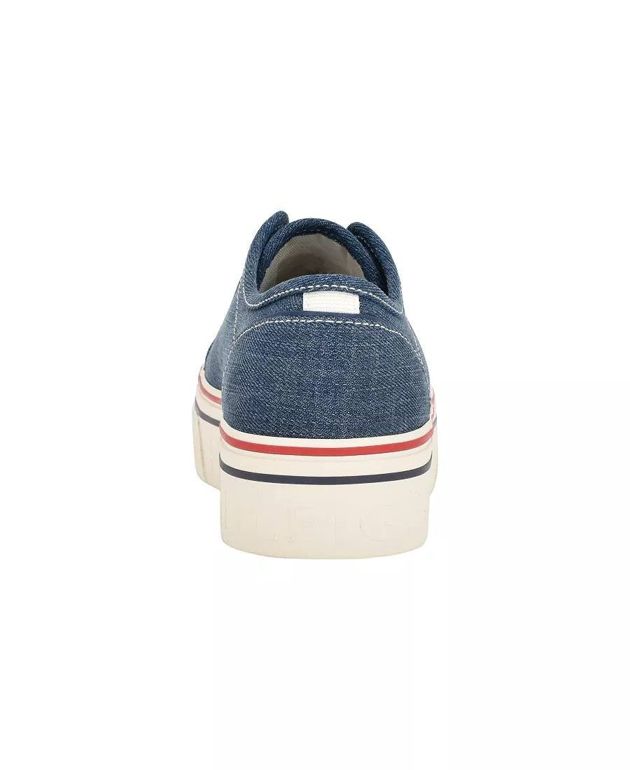Tommy Hilfiger Balie Sneakers 8.5M Navy Stripe Slip‑On Platform NIB msrp$75
