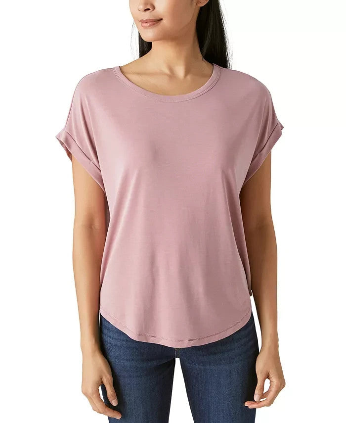 Lucky Brand Short Sleeve Sandwash Dolman Tee Nostalgias Size M NWOT $39.50
