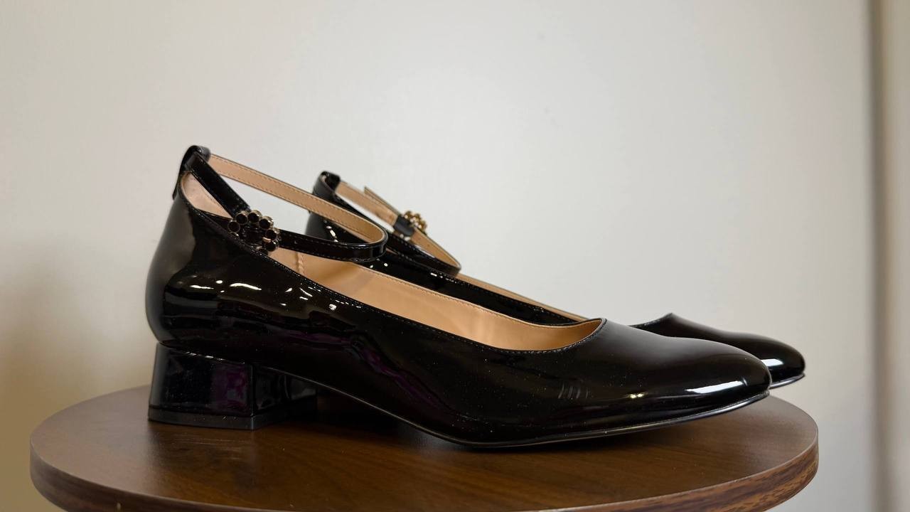 Bandolino Black Man‑Made Ankle Strap Pumps 8.5M NIB MSRP $89