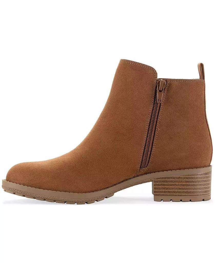 Style & Co Graciee Lug Booties Brown Women’s 8.5W Microfiber NWB $69.90