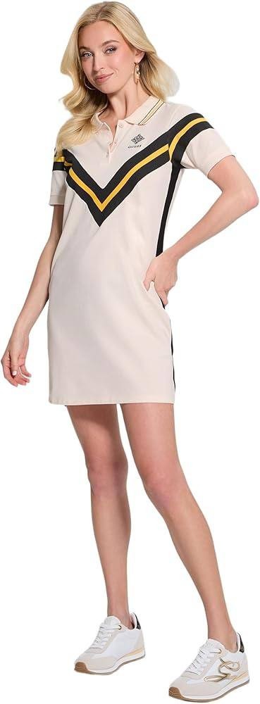 Guess Suzanne Polo Mini Dress Pink Size M NWT $69