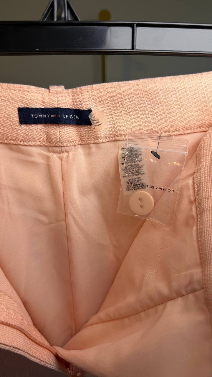 Tommy Hilfiger Slim Fit Flare Trouser Pants Evening Sand 12 NWT $109