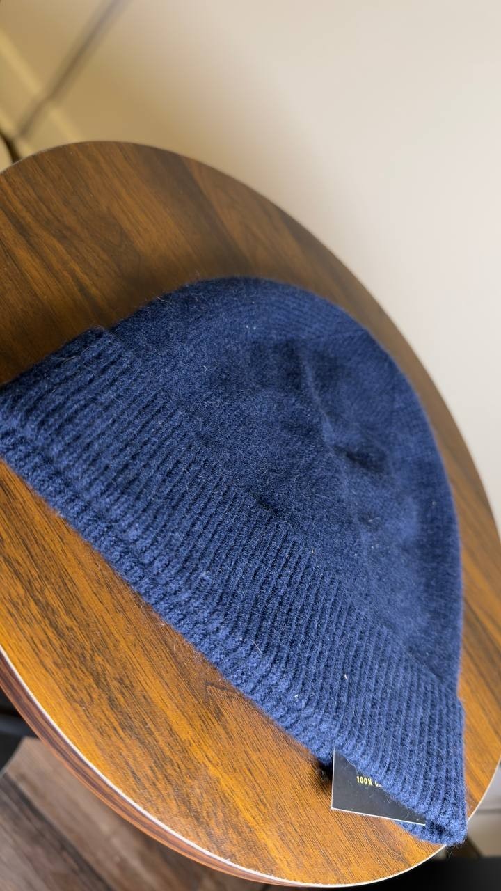 Charter Club Women’s 100% Cashmere Beanie Admiral Navy One Size NWT $79.50