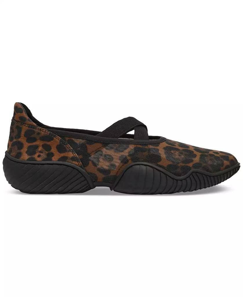 Steve Madden Women’s Vador Crossband Mary‑Jane Sneaker Flats Leopard Mesh 8 NIB