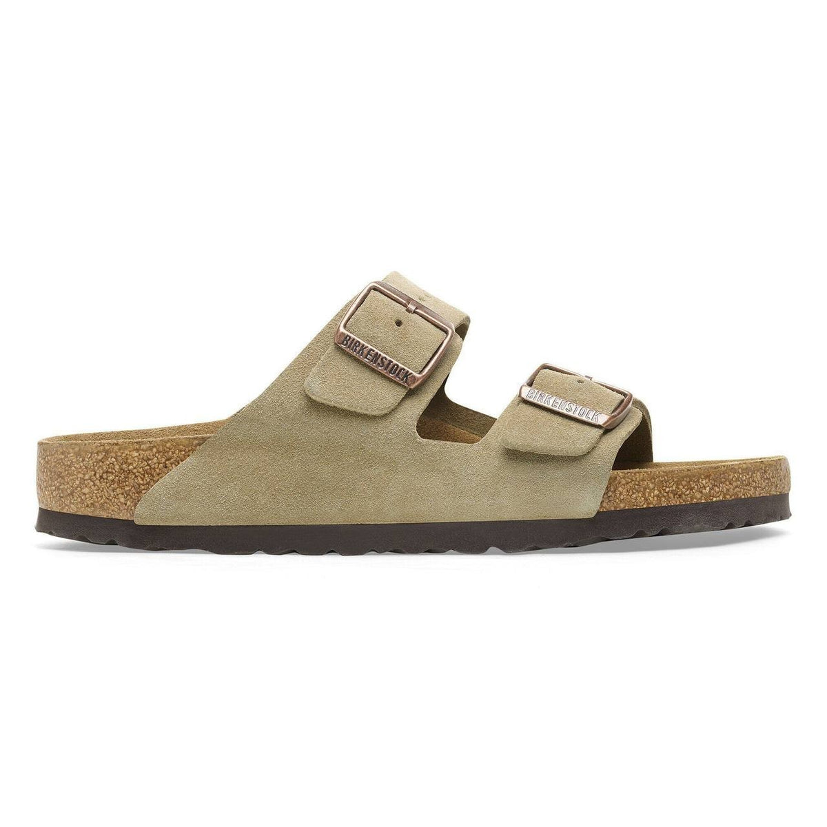 Birkenstock  Taupe  Slide  Sandals  8  New  With  Box   $155