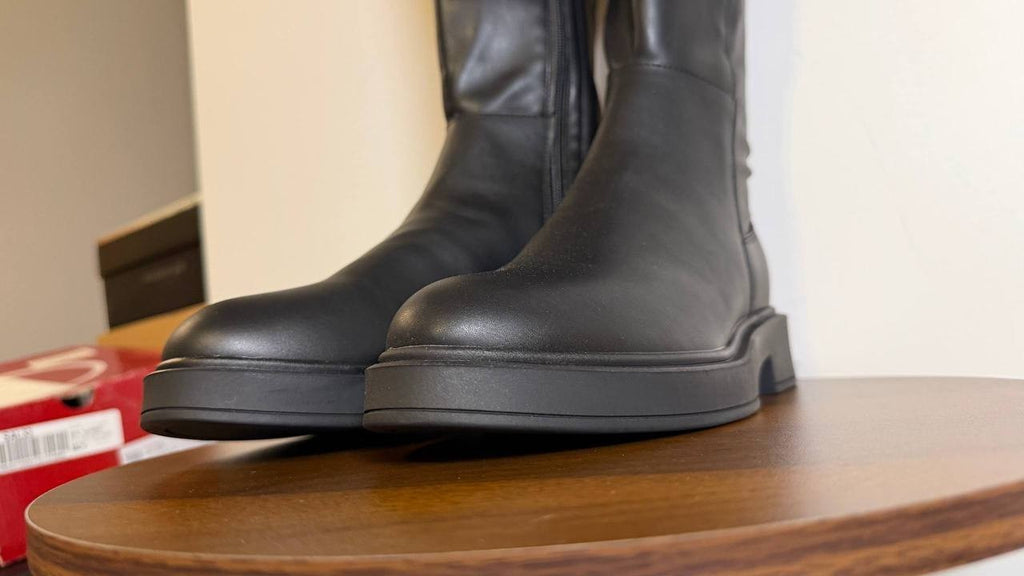 G.C. Shoes Ayla Riding Boots 7 Black Vegan Leather Tall Zip NIB msrp$109.99