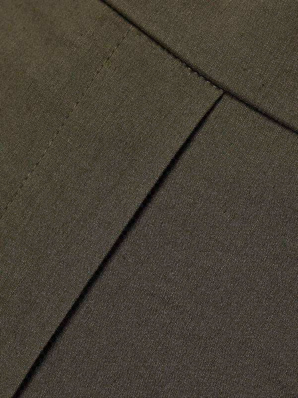 Theory Treeca Linen‑Blend Straight‑Leg Pants – Size 8 – NWT – $245