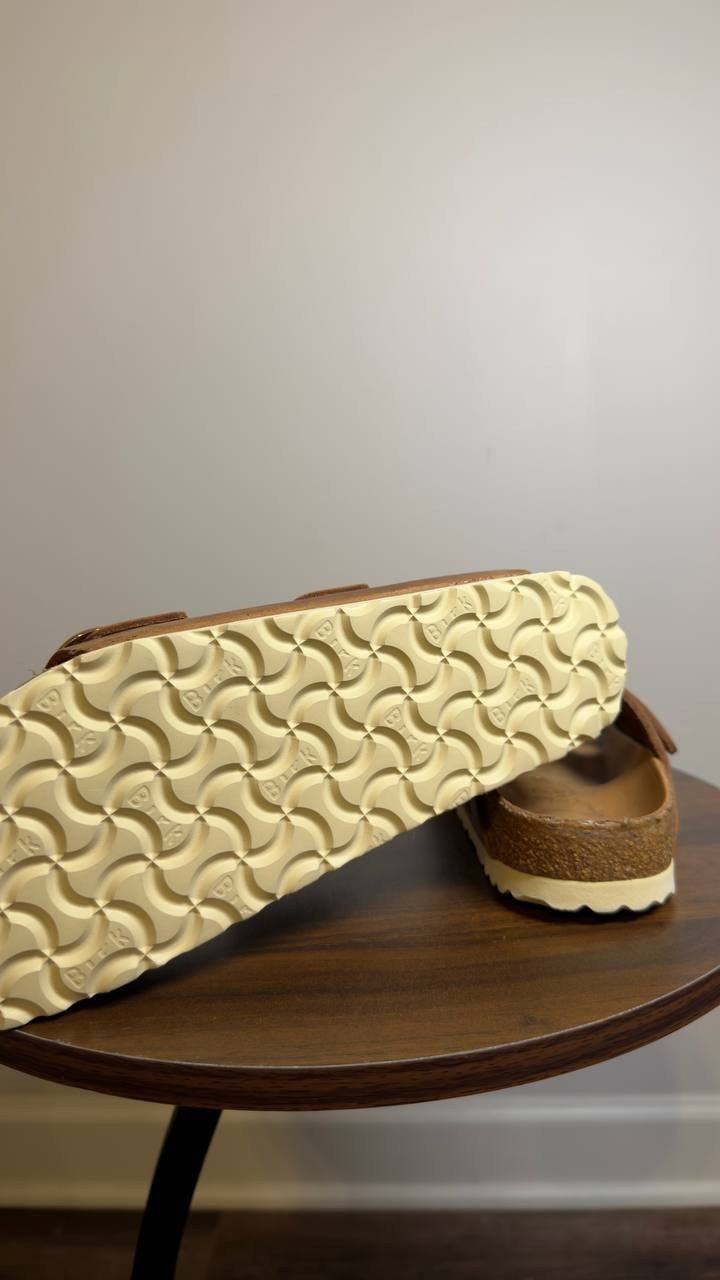 Birkenstock Sandals Cognac 6 Narrow Fit Pre-Owned