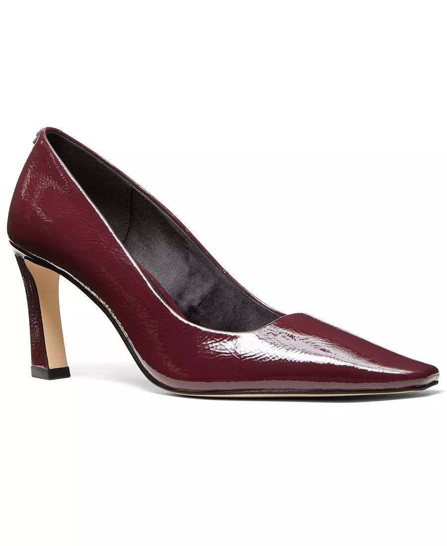 Michael Kors Oxblood Patent Leather Pumps 7.5M Pre‑Owned w/ Box MSRP $125