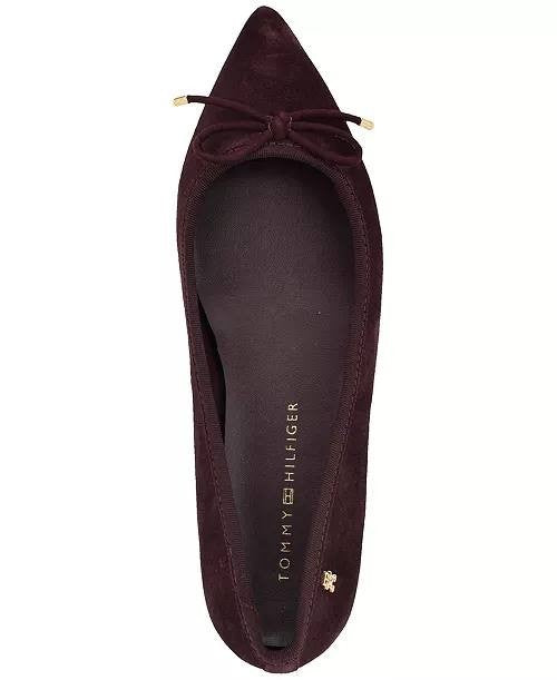 Tommy Hilfiger Women’s pre-owned Kimio Pointed Toe Ballet 6.5M MSRP 89$