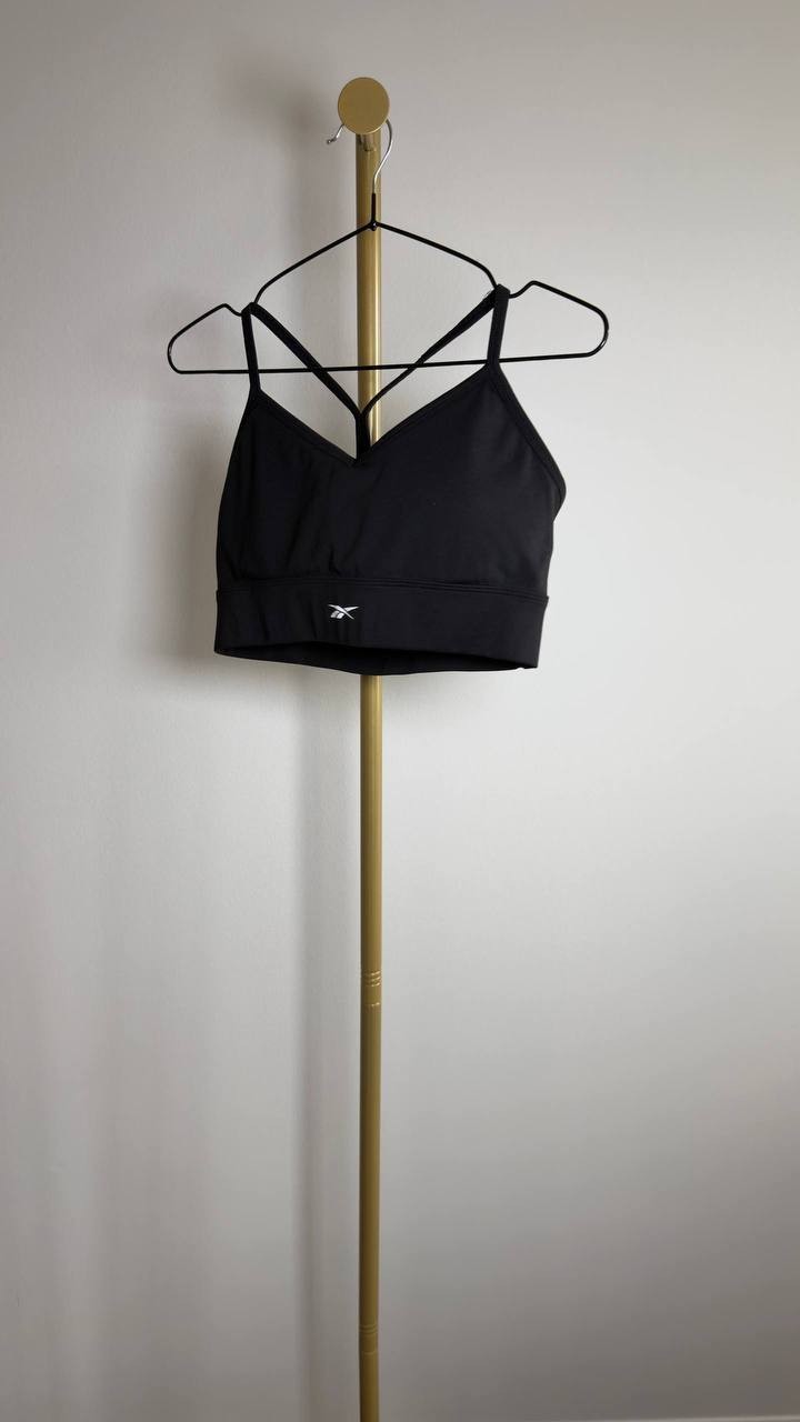 Reebok Workout Ready Sports Bra Black M NWOT $35
