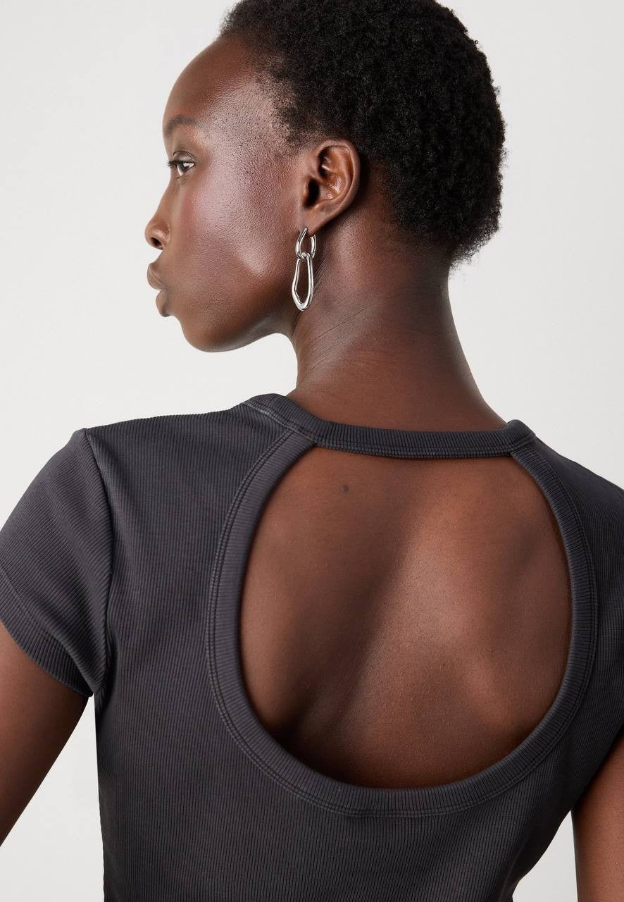 BOSS ESIMA Women’s Print T‑Shirt Black M $68 NWT