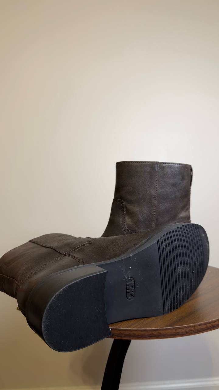 Michael Kors Flat Boots Chocolate 7.5 M New $195.00