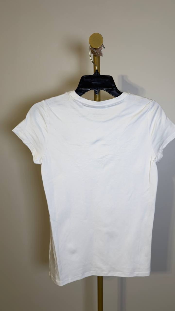 Majestic Filatures Soft Touch Crewneck T-Shirt White Size 1 NWT $180
