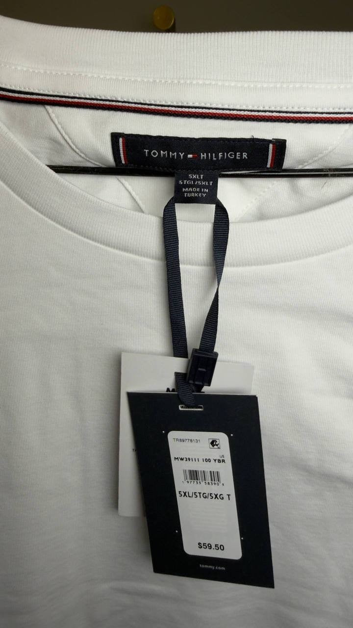Tommy Hilfiger Regular Fit T‑Shirt White 5XL NWT $59.50
