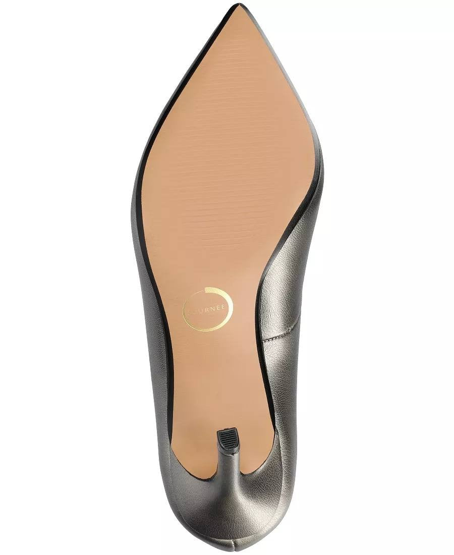Journee Collection Venus Pumps 12M Pewter Pointed Toe Stiletto NIB msrp$93
