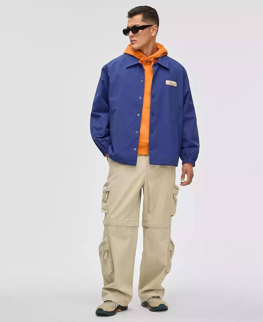 Mode of One Men’s Nylon Ripstop Coaches Jacket Blue XL  NWT