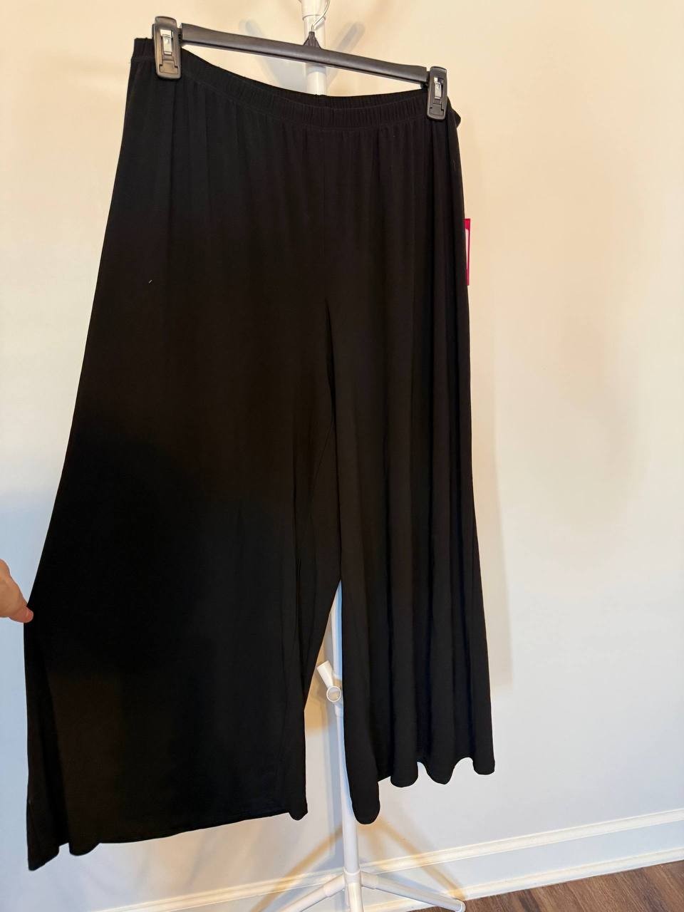 Vince Camuto Plus Size Pull‑On Wide‑Leg Pants – Size 1X – NWT – Black – $89