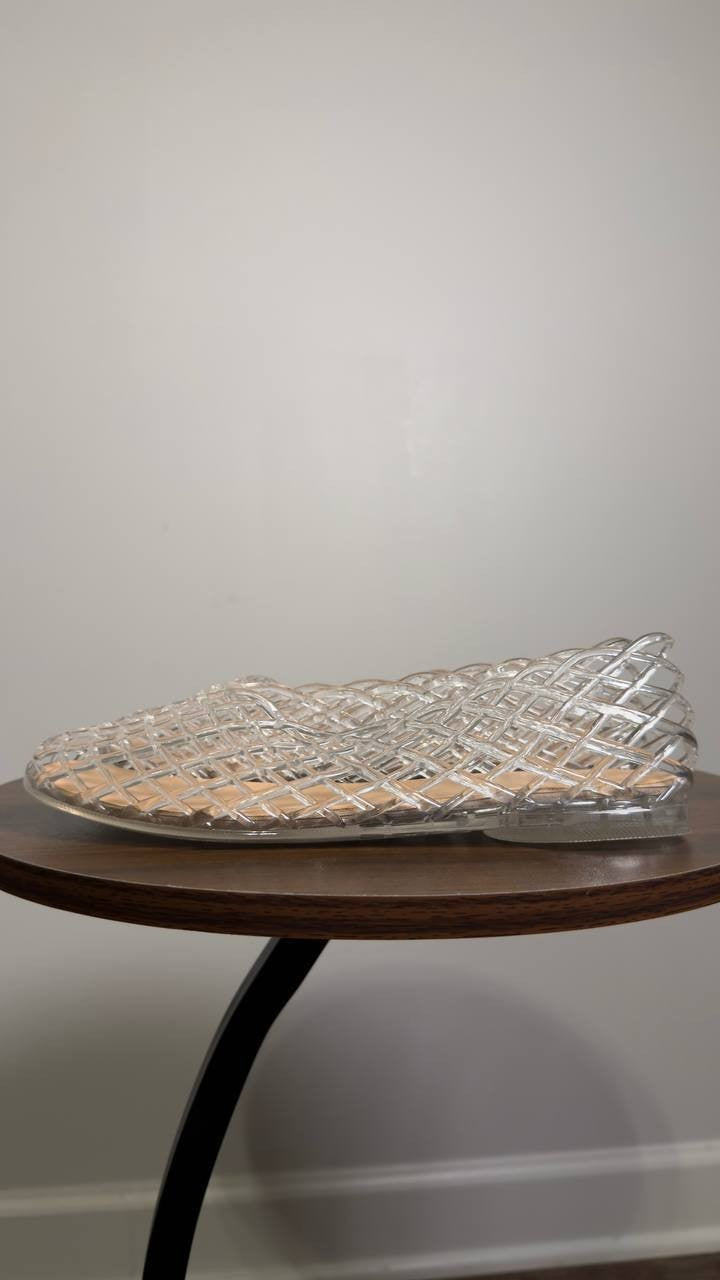I.N.C.  International  Concepts  Jelly  Flats  Clear  7  M  New  $49.90