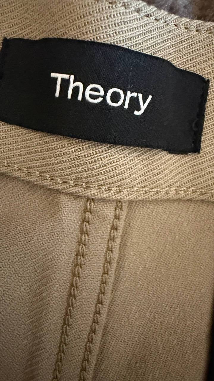 Theory Men’s Standard Twill Shorts Bark 33 $185 NWT