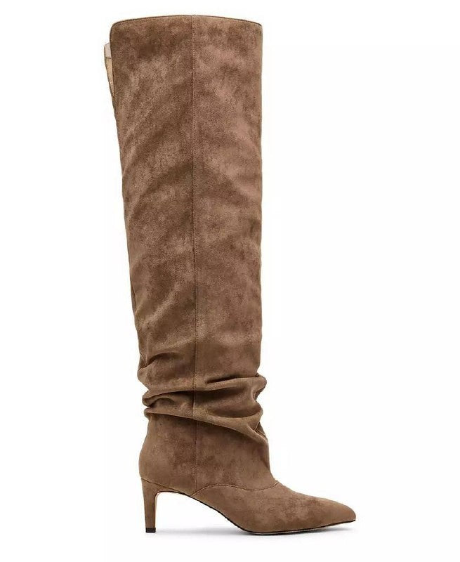 Madden Girl Stassi Boots 8.5 Brown OTK Slouchy Stiletto NIB msrp$110