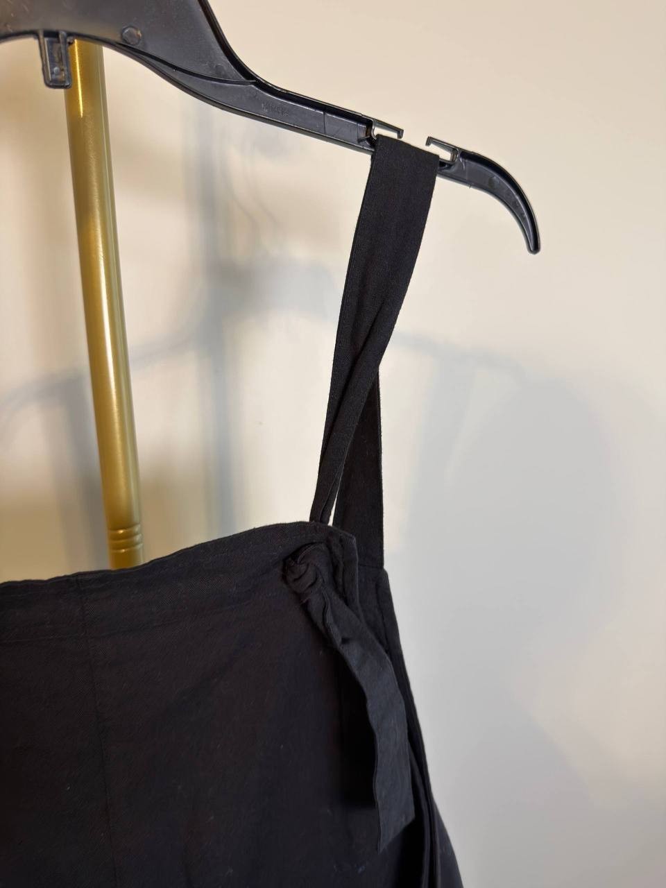 Sanctuary Linen Cotton Jumpsuit Black XL NWT $89