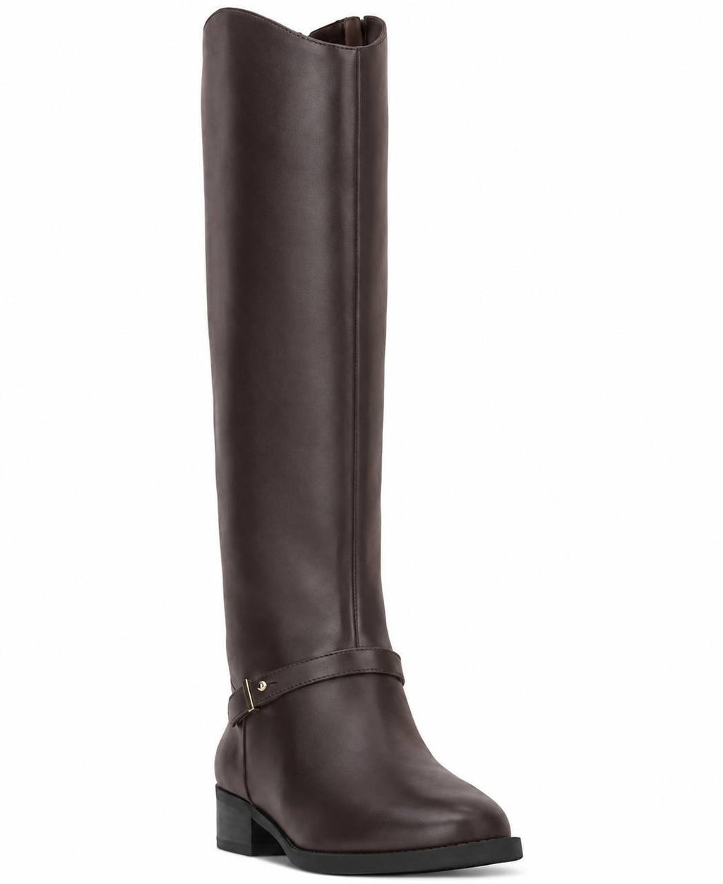 On  34th  Firesse  Riding  Boots  Chocolate  Leather  10M  New  No  Box