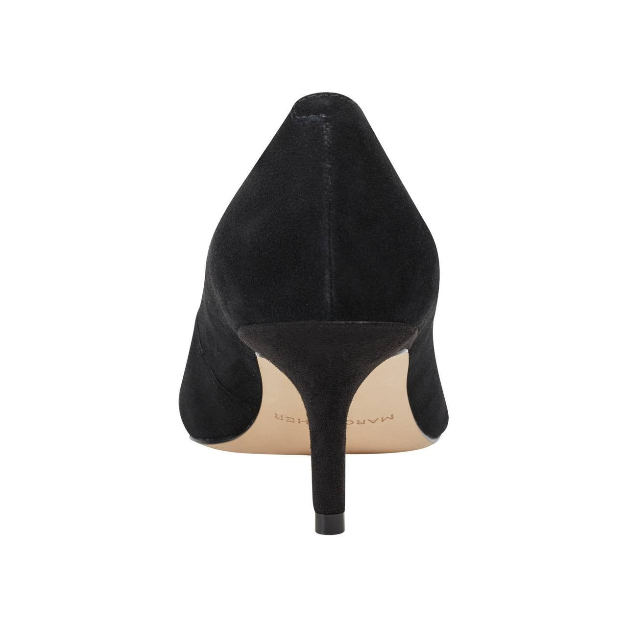 Marc Fisher Alola Pump Black Suede 7.5M Stiletto Heels MSRP $99 NWB