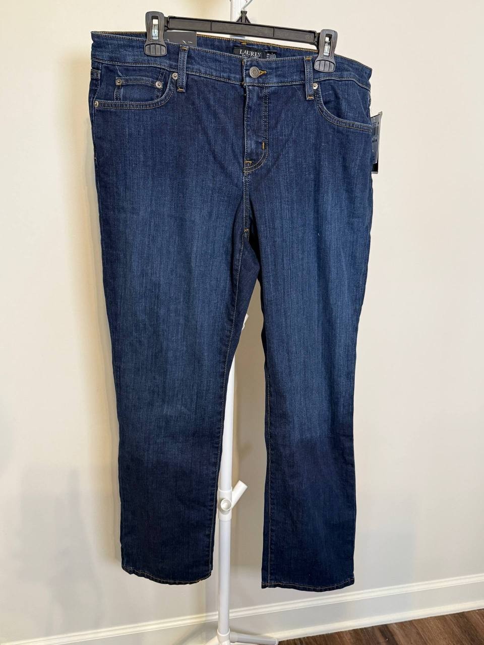 Lauren Ralph Lauren Plus Size Stretch Denim Straight Jeans – Size 14– NWT – $125