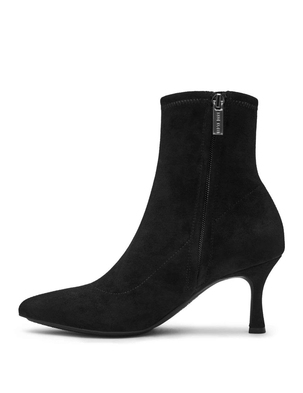 Anne Klein Black Man‑Made Reesse Heeled Boots 6.5M New in Box MSRP $119