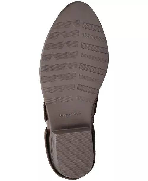 Easy Street Kudos Booties 8W Brown Slouch Block Heel Round Toe NIB msrp$70