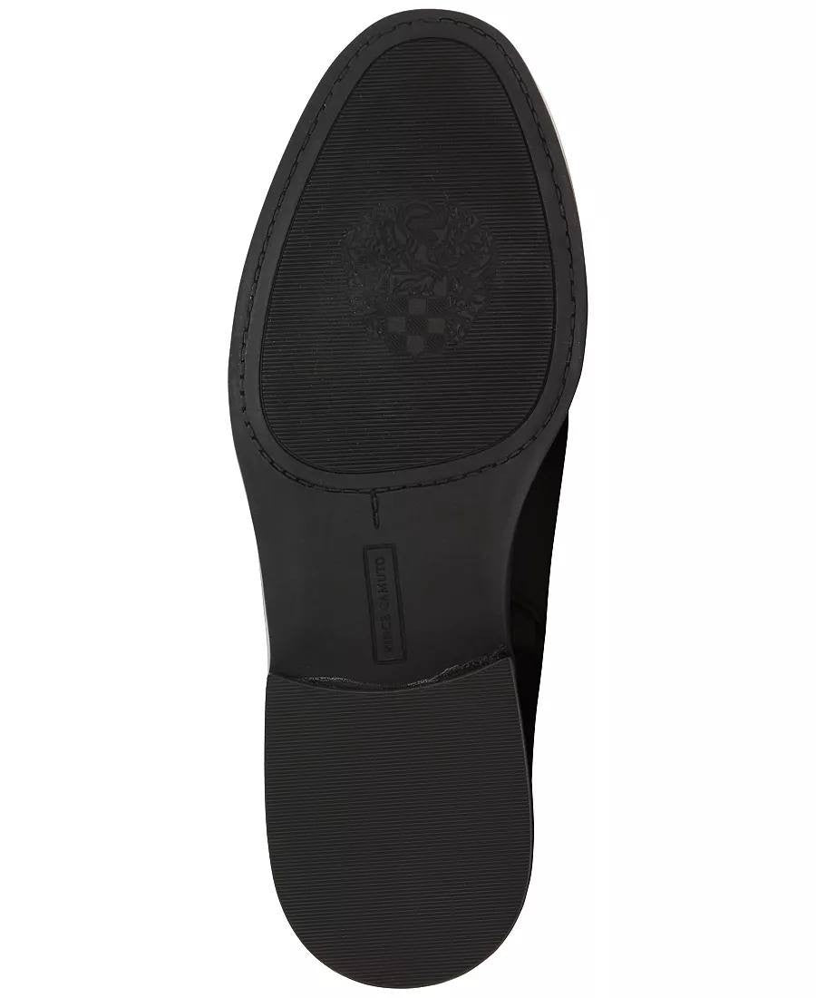 Vince Camuto Adria Boots 9M Black Leather Knee‑High Riding NIB msrp$259