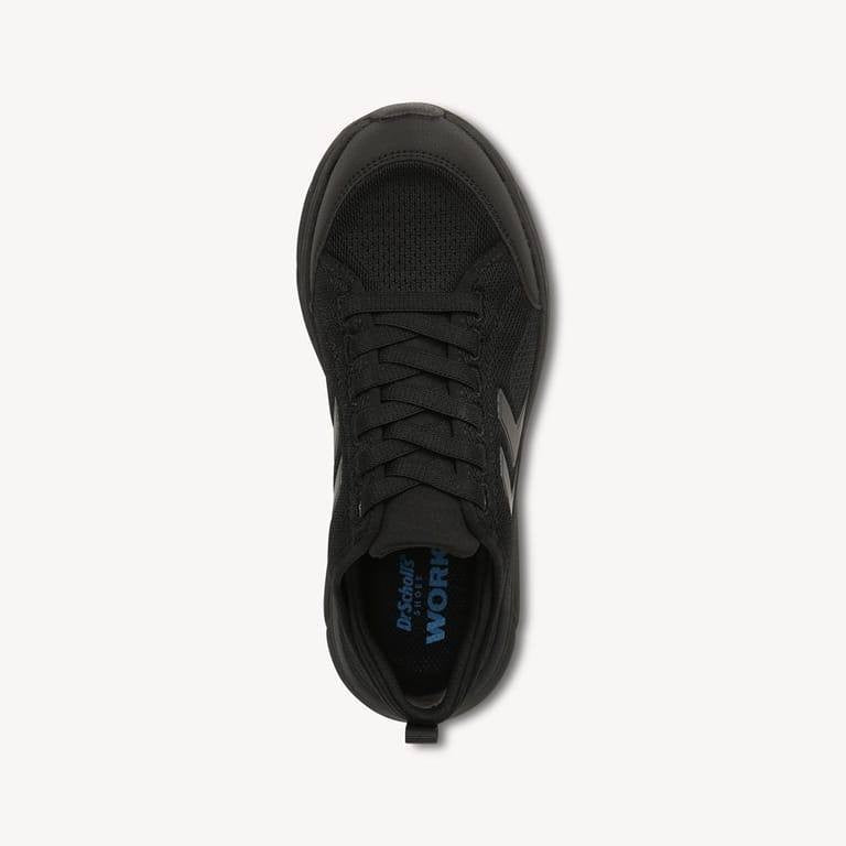 Dr. Scholl’s Black Textile Slip‑On Work Shoes 9M NIB $65