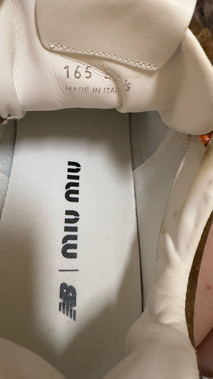 New  Balance  x  Miu Miu  530 SL   Sneakers  Cinnamon  39.5  New  in  Box  $1290
